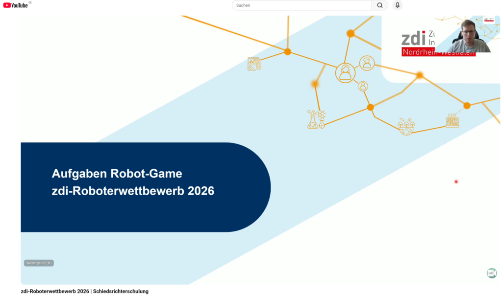 Schiedsrichterschulung zdi-Roboterwettbewerb