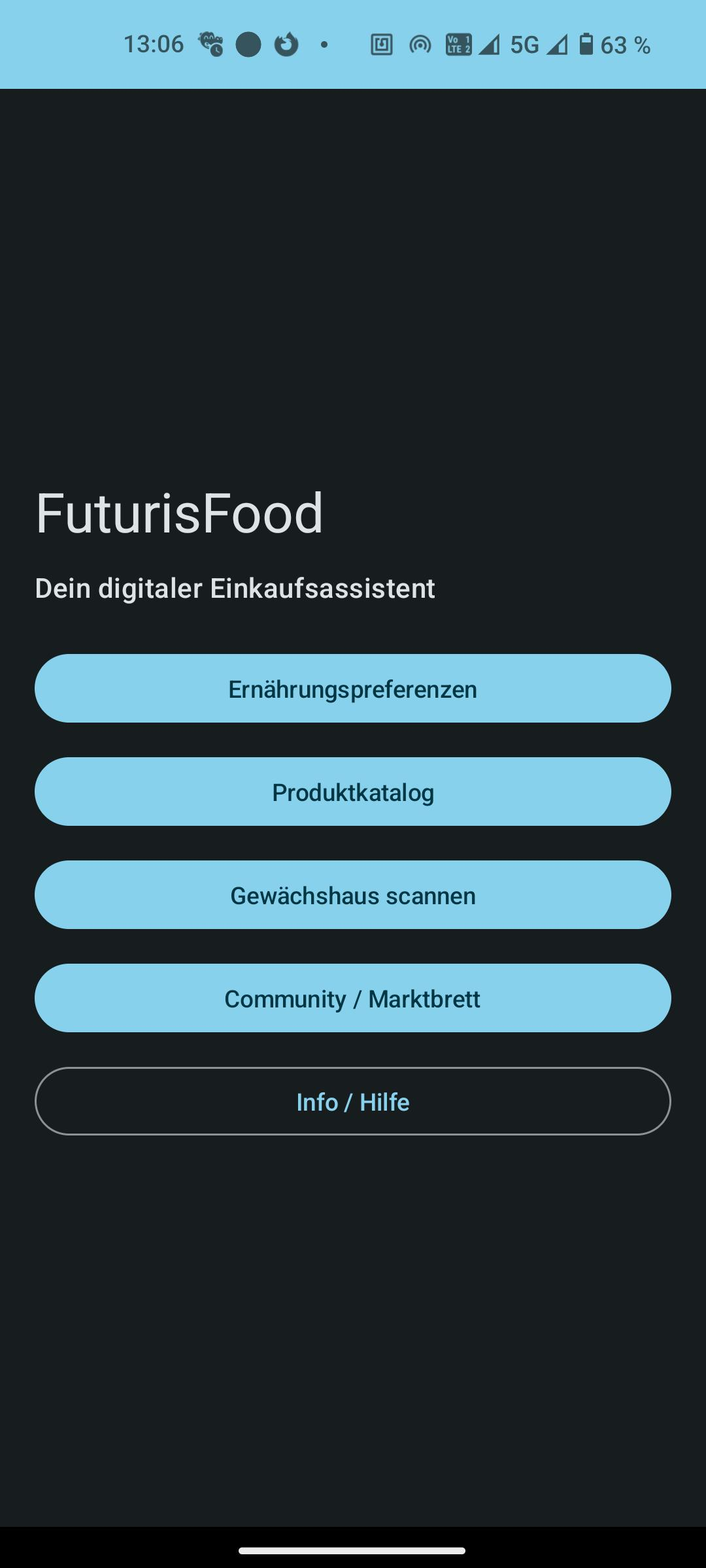 FuturisFoodMenu